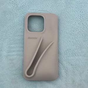 Rhode Gray Phone Case for iPhone 15 PRO